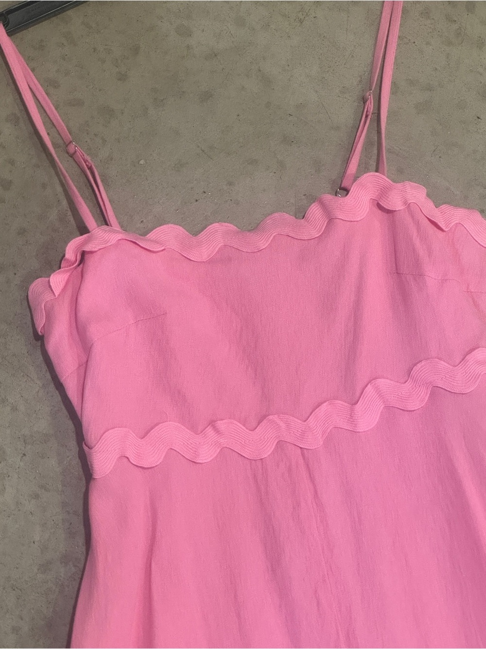 Pink Spaghetti Strap Maxi Dress - Picture 2 of 4